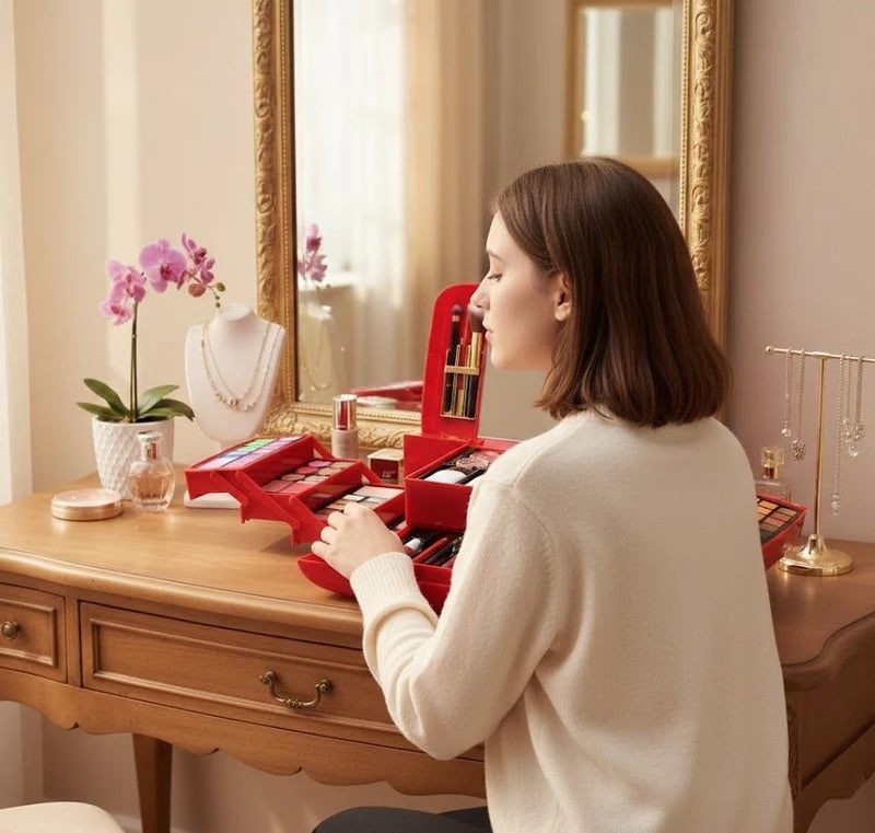 Classic Deluxe Vanity Case Make-Up Kit ©